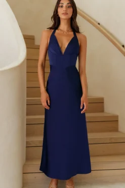 Wedding Guest Dresses|Formal Dresses>Hello Molly No Hesitating Maxi Dress Navy