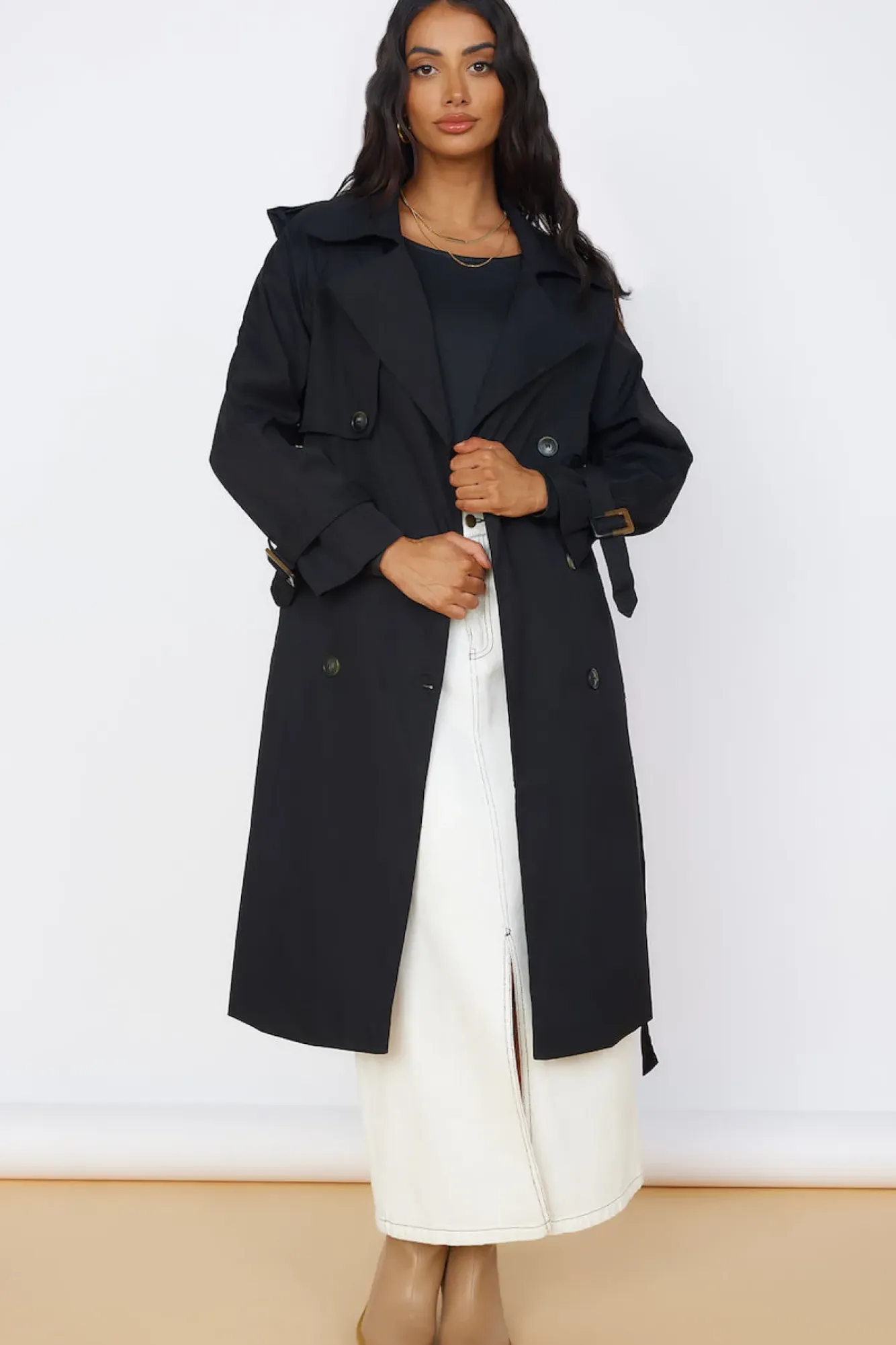Jackets|Long Sleeve>Hello Molly Northern Sun Jacket Black