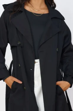Jackets|Long Sleeve>Hello Molly Northern Sun Jacket Black