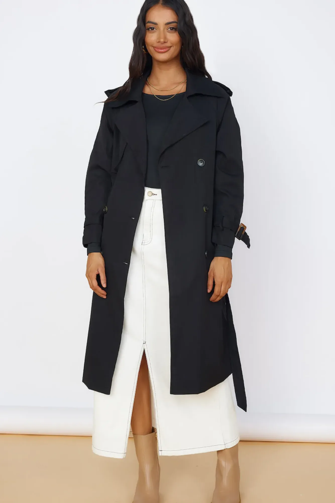 Jackets|Long Sleeve>Hello Molly Northern Sun Jacket Black