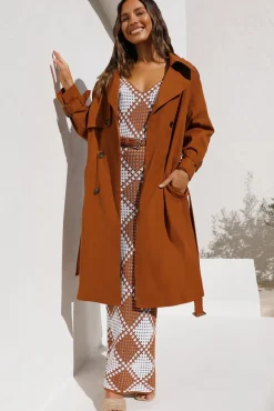 Jackets|Coats>Hello Molly Northern Sun Jacket Chocolate