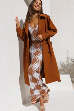 Jackets|Coats>Hello Molly Northern Sun Jacket Chocolate