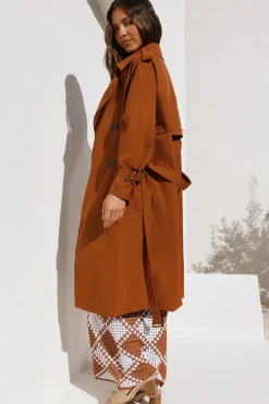 Jackets|Coats>Hello Molly Northern Sun Jacket Chocolate