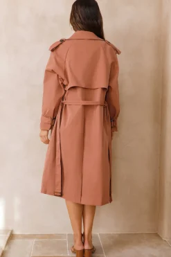 Jackets|Coats>Hello Molly Northern Sun Jacket Rust Brown