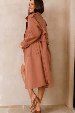 Jackets|Coats>Hello Molly Northern Sun Jacket Rust Brown