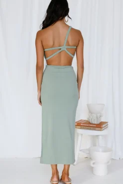 Wedding Guest Dresses|Bridesmaid Dresses>Hello Molly North Facing Sun Maxi Dress Green