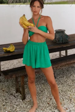 Shorts>Hello Molly Nostalgia Calling Shorts Green