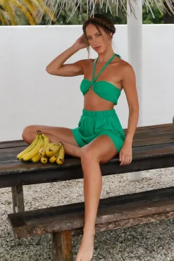 Shorts>Hello Molly Nostalgia Calling Shorts Green