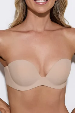 Breast Tape>UNDERCOVER STYLE HELPERS No Strings Attached Bra Nude