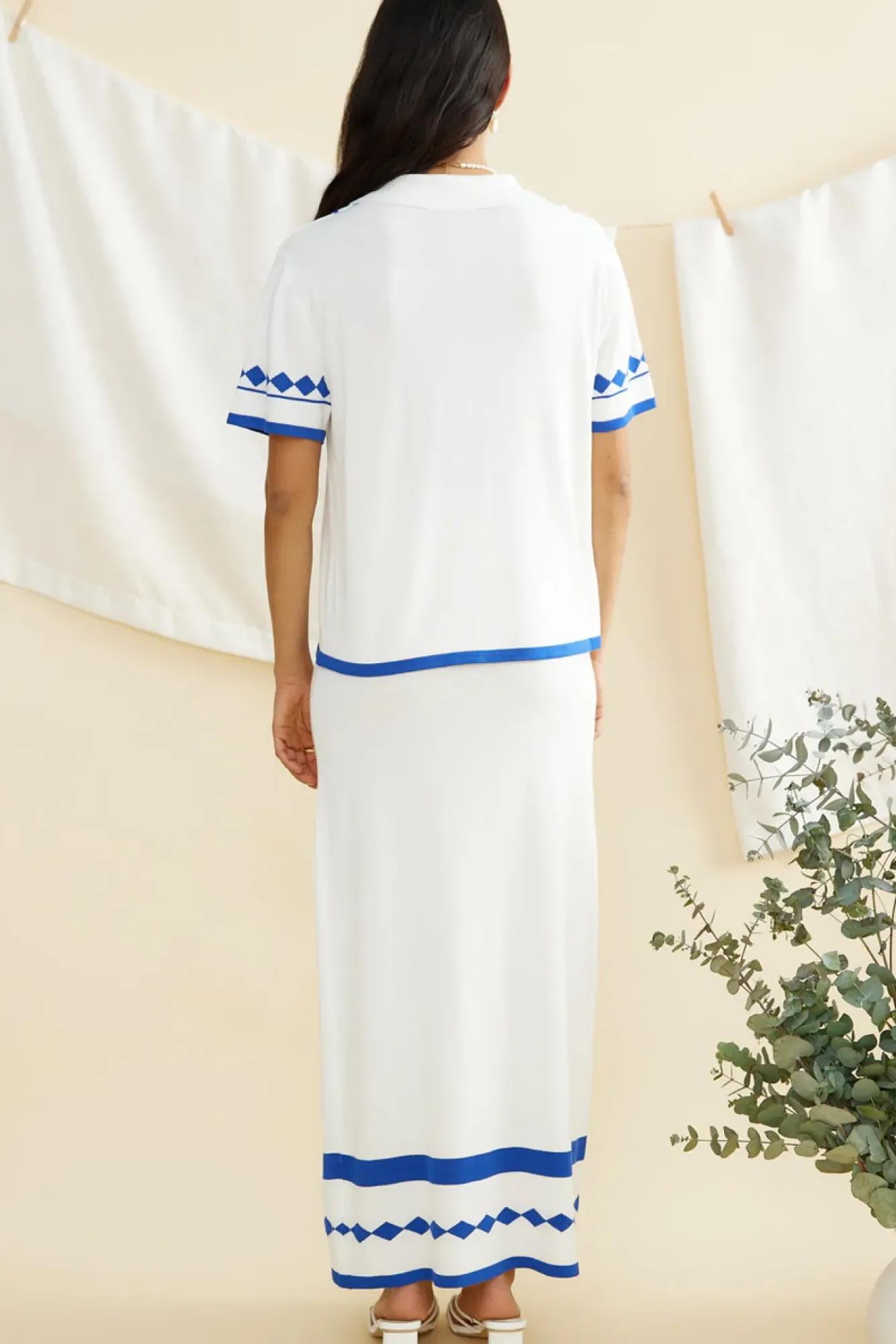 Skirts|Skirt And Top Sets>Hello Molly Nothing Left Behind Maxi Skirt Blue