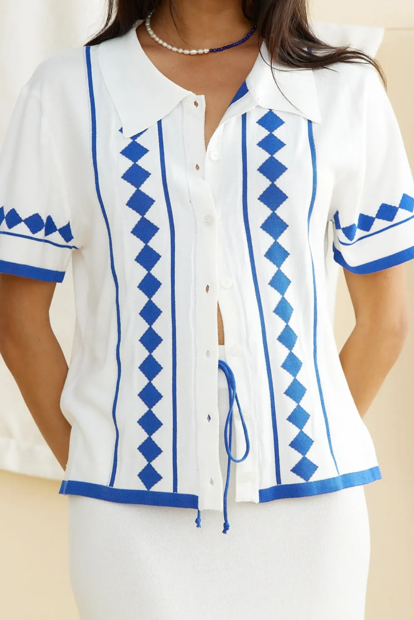 Shirts|Cropped>Hello Molly Nothing Left Behind Shirt Blue