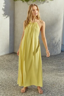 Vacation Dresses|Brunch Dresses>Hello Molly Not So Little Miss Maxi Dress Yellow