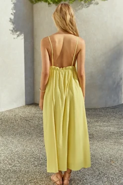 Vacation Dresses|Brunch Dresses>Hello Molly Not So Little Miss Maxi Dress Yellow