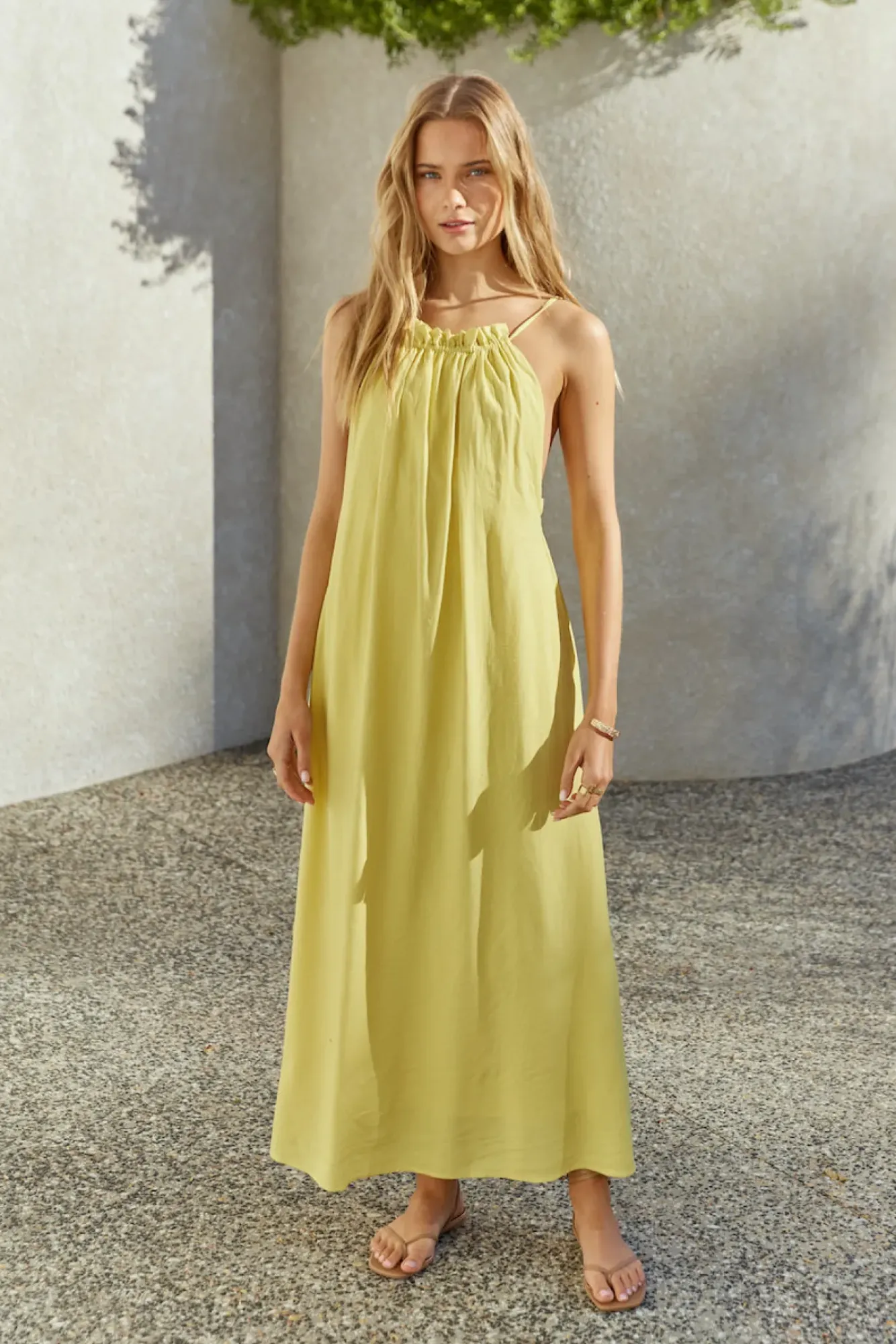 Vacation Dresses|Brunch Dresses>Hello Molly Not So Little Miss Maxi Dress Yellow