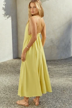 Vacation Dresses|Brunch Dresses>Hello Molly Not So Little Miss Maxi Dress Yellow