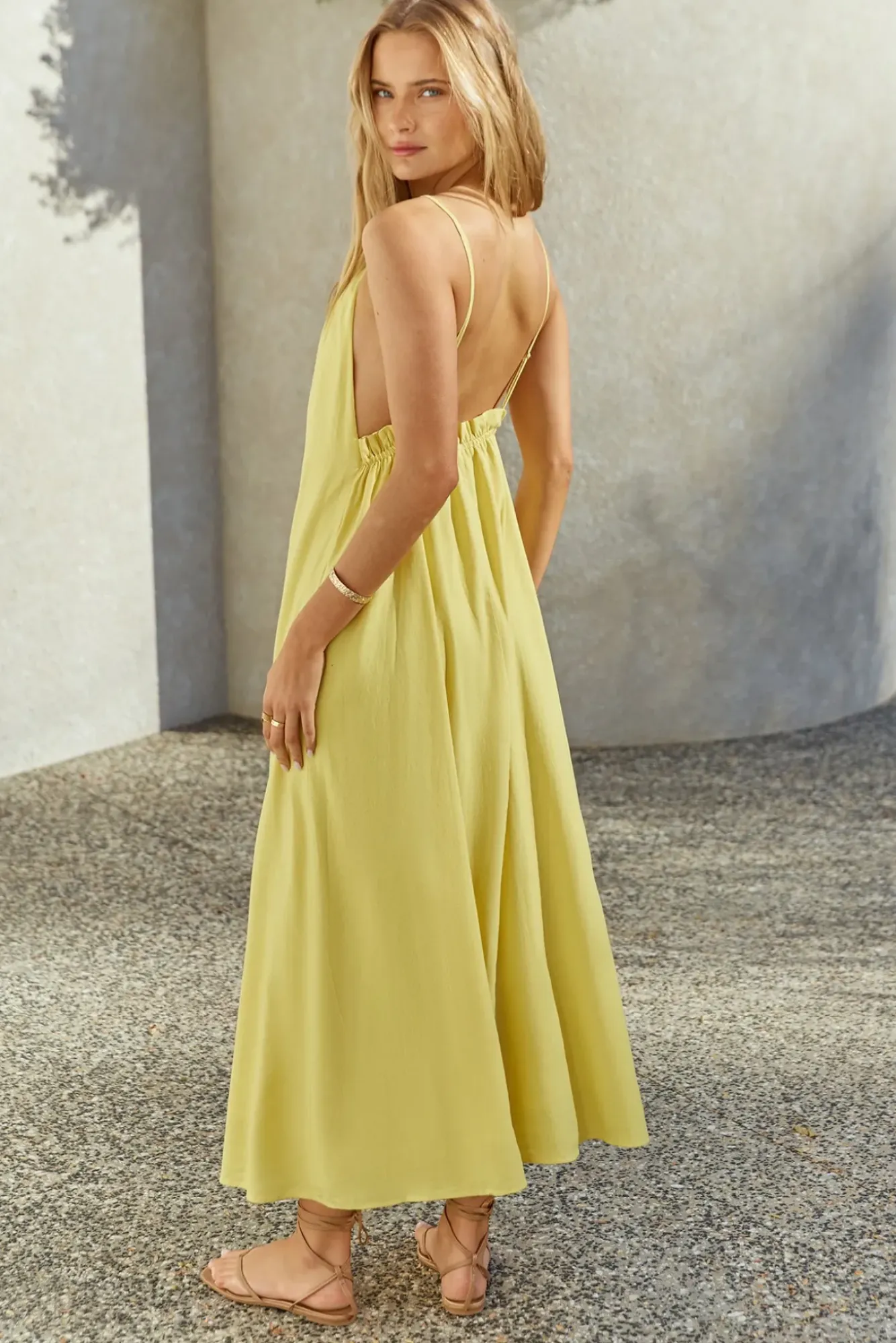 Vacation Dresses|Brunch Dresses>Hello Molly Not So Little Miss Maxi Dress Yellow