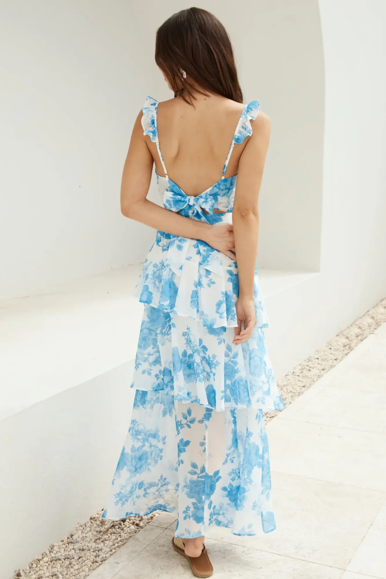 Wedding Guest Dresses|Cocktail Dresses>Hello Molly Ocean Mist Midi Dress Blue