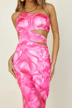 Maxi Dresses>Hello Molly Oceans Apart Maxi Dress Pink