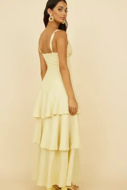 Wedding Guest Dresses|Cocktail Dresses>Hello Molly Oh Sunflower Dreams Maxi Dress Yellow