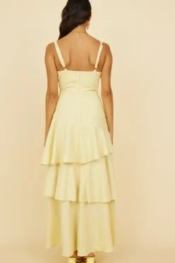 Wedding Guest Dresses|Cocktail Dresses>Hello Molly Oh Sunflower Dreams Maxi Dress Yellow