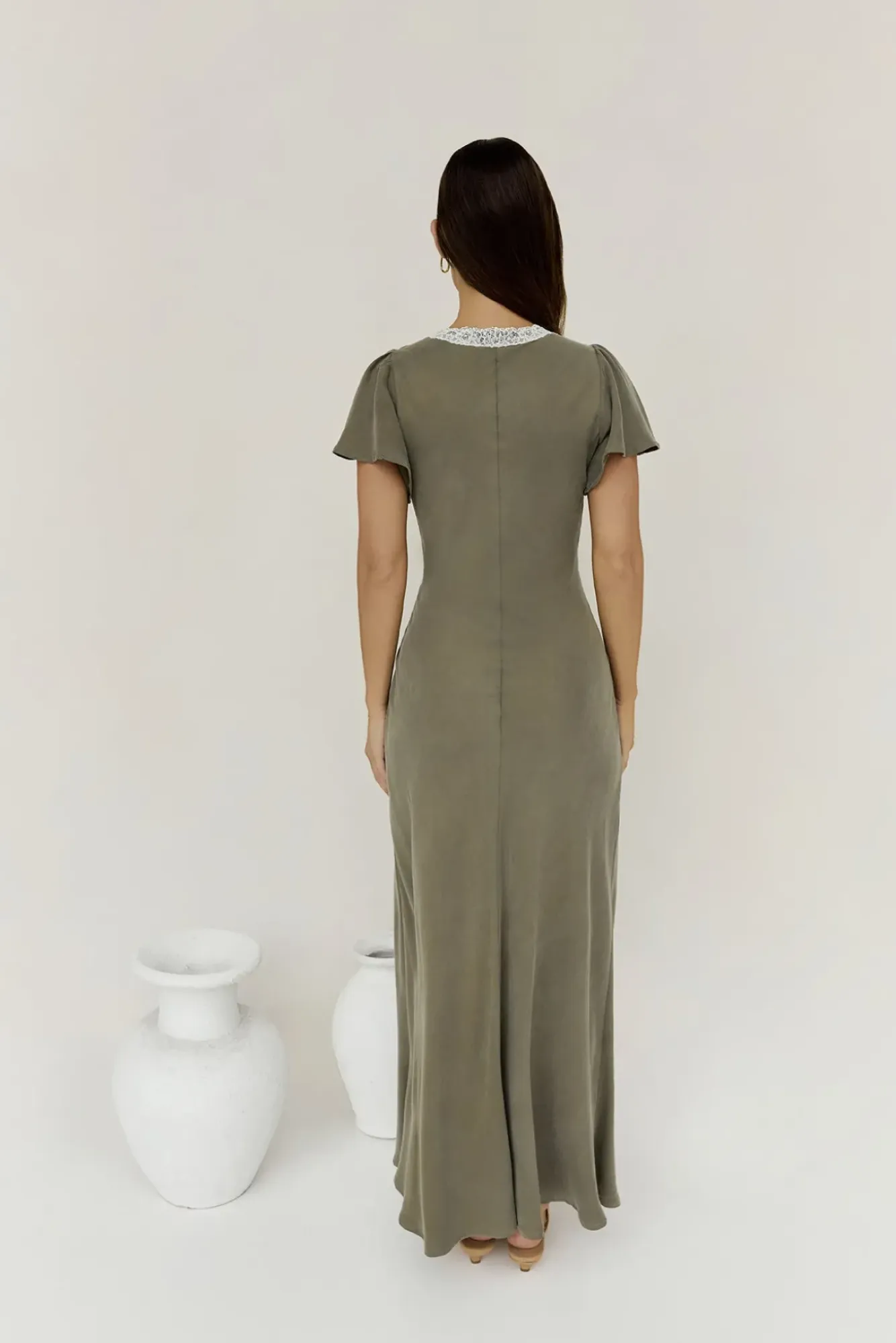 Cocktail Dresses|Vacation Dresses>Hello Molly Oliviera Maxi Dress Green