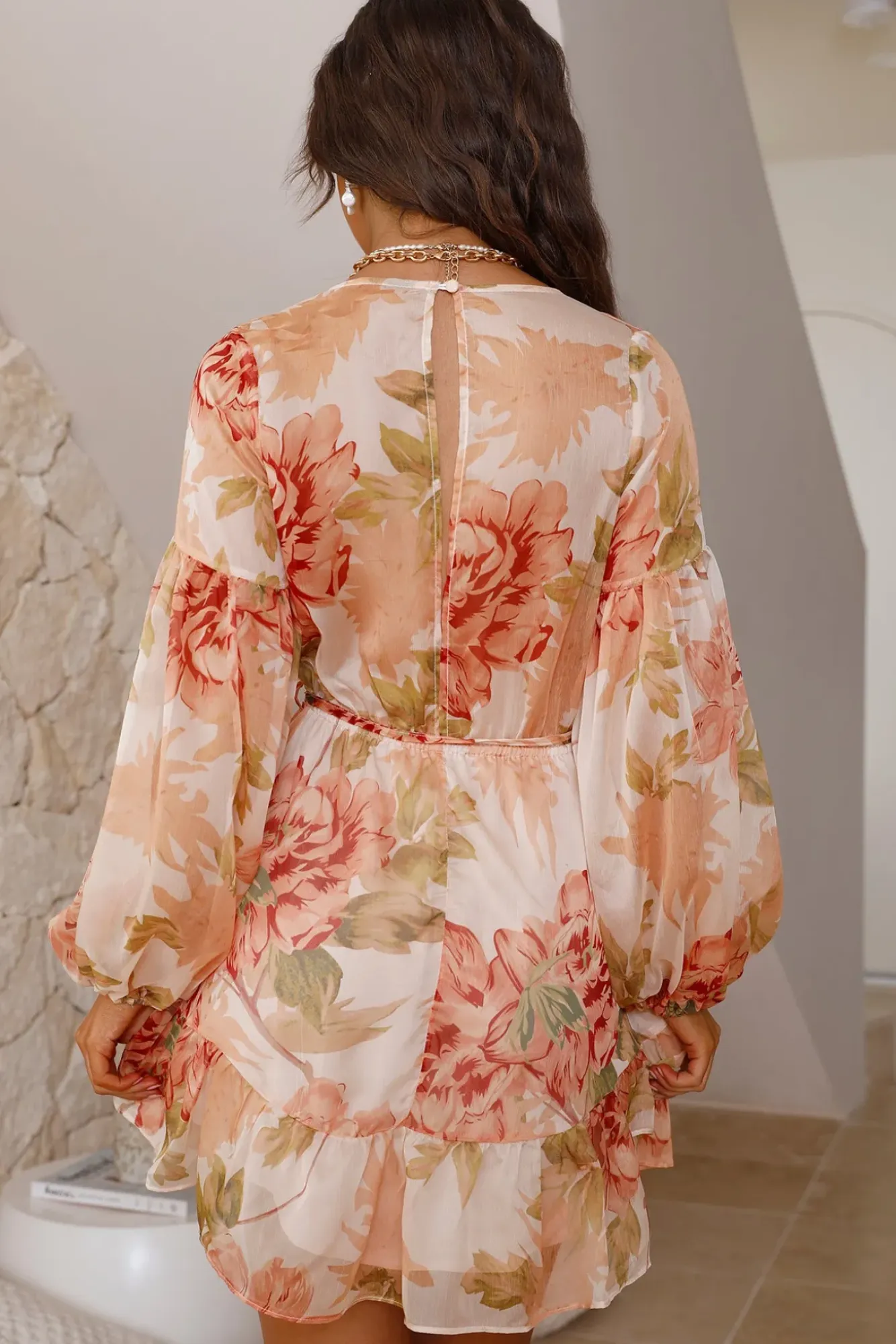 Vacation Dresses|Spring Break Dresses>Hello Molly Once Upon A Dream Mini Dress Orange