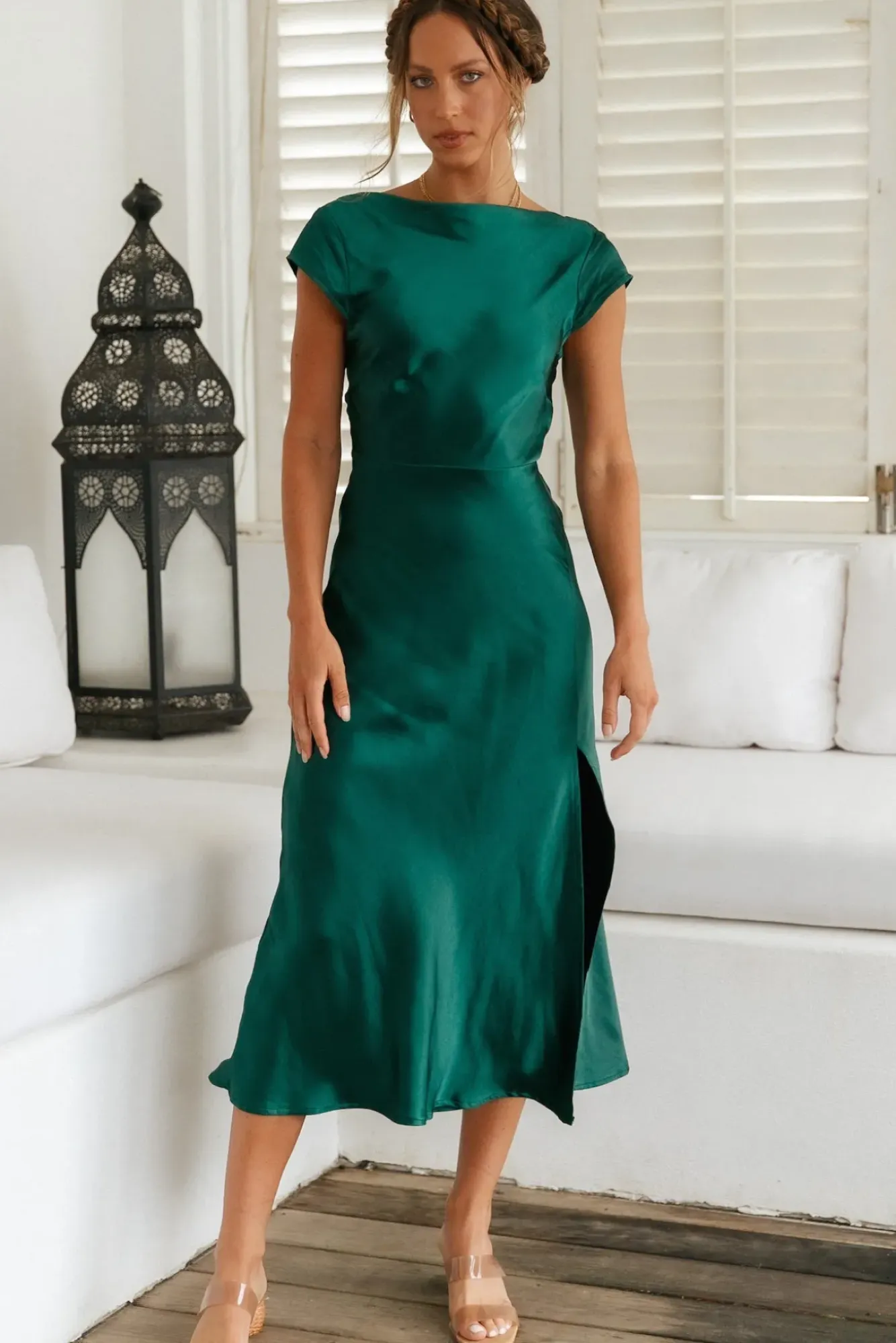 Wedding Guest Dresses|Formal Dresses>Hello Molly One Last Song Maxi Dress Forest Green