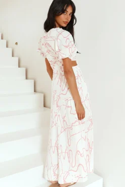 Vacation Dresses|Spring Break Dresses>Hello Molly On The Move Maxi Dress Pink