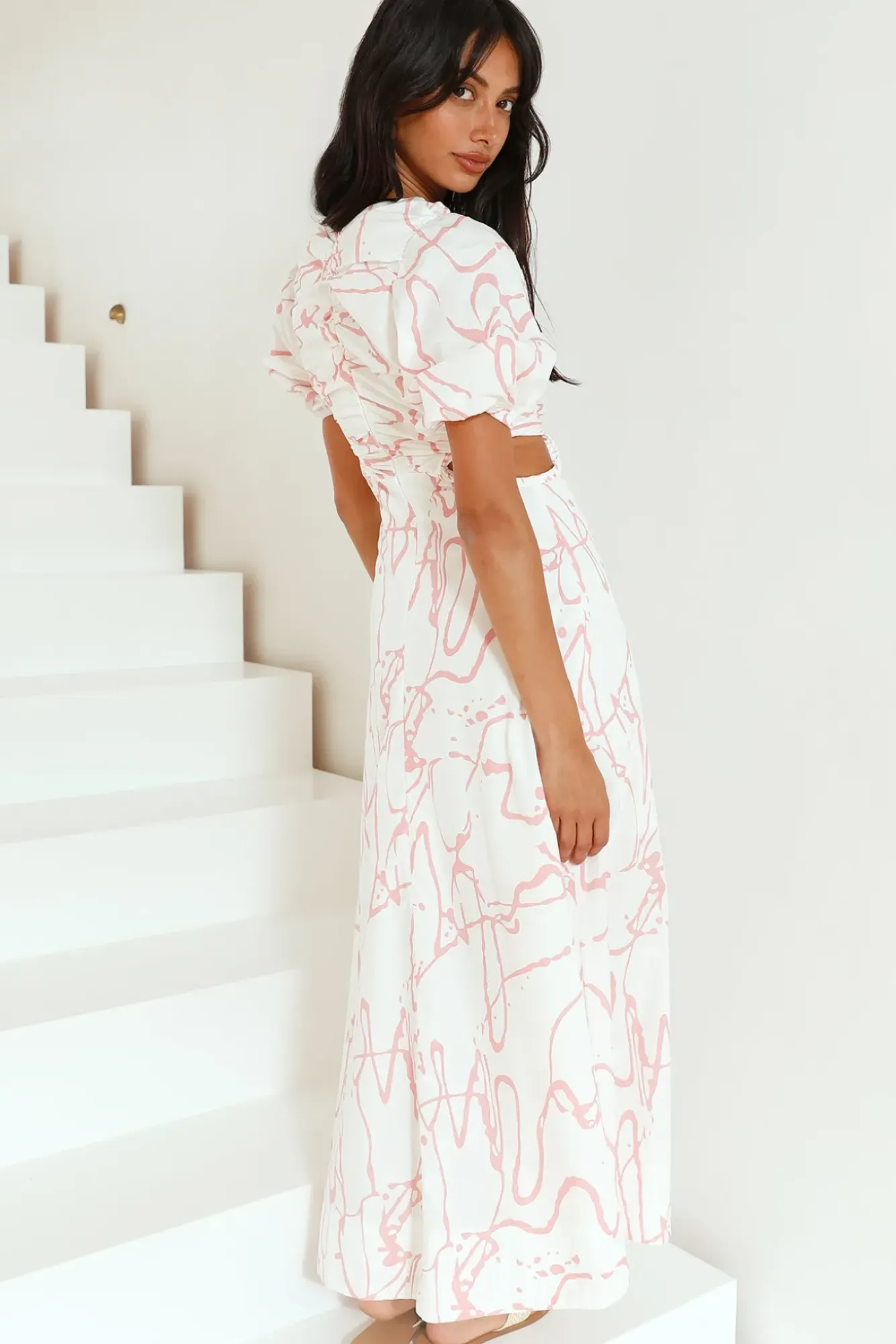 Vacation Dresses|Spring Break Dresses>Hello Molly On The Move Maxi Dress Pink