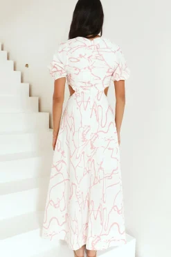 Vacation Dresses|Spring Break Dresses>Hello Molly On The Move Maxi Dress Pink