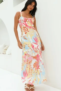 Cocktail Dresses|Casual Dresses>Hello Molly On The Rise Maxi Dress Multi