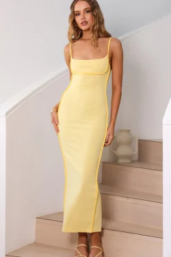 Wedding Guest Dresses|Cocktail Dresses>Hello Molly On The Way Maxi Dress Yellow