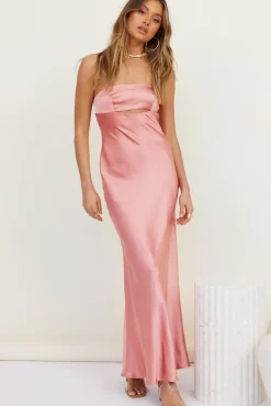 Wedding Guest Dresses|Formal Dresses>Hello Molly Open Hearts Maxi Dress Pink