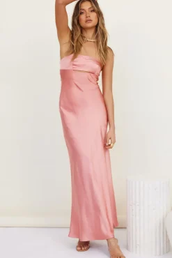 Wedding Guest Dresses|Formal Dresses>Hello Molly Open Hearts Maxi Dress Pink