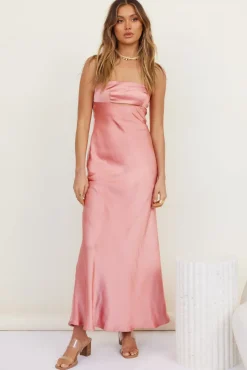 Wedding Guest Dresses|Formal Dresses>Hello Molly Open Hearts Maxi Dress Pink