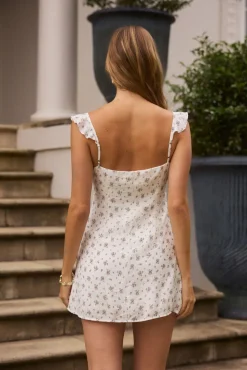 Brunch Dresses|Casual Dresses>Hello Molly Open Hearts Mini Dress White