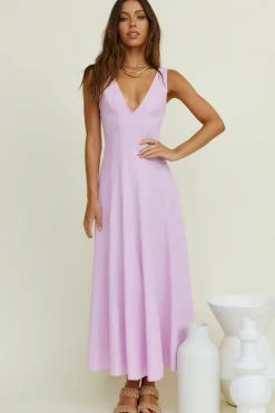 Wedding Guest Dresses|Formal Dresses>Hello Molly Open Meadows Maxi Dress Lilac