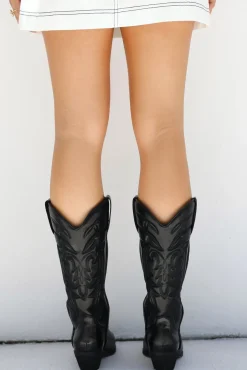 Boots>Billini Ottilie Cowboy Boots Black