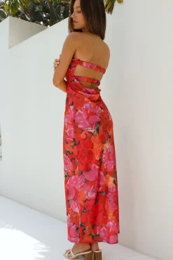 Wedding Guest Dresses|Cocktail Dresses>Hello Molly Out Of This World Maxi Dress Red