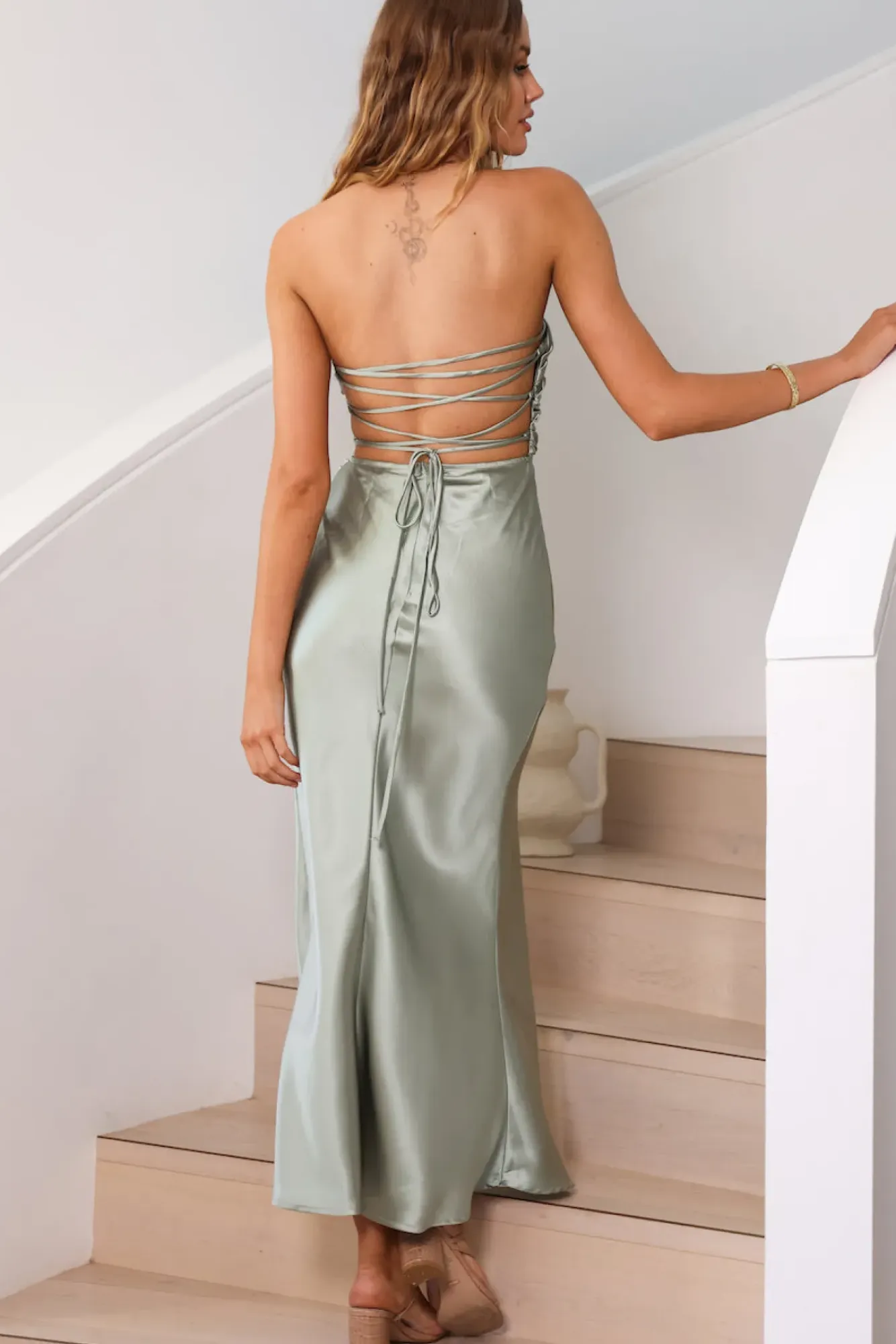Wedding Guest Dresses|Cocktail Dresses>Hello Molly Outshine Maxi Dress Sage