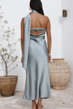 Formal Dresses|Cocktail Dresses>Hello Molly Over The Pond Maxi Dress Blue