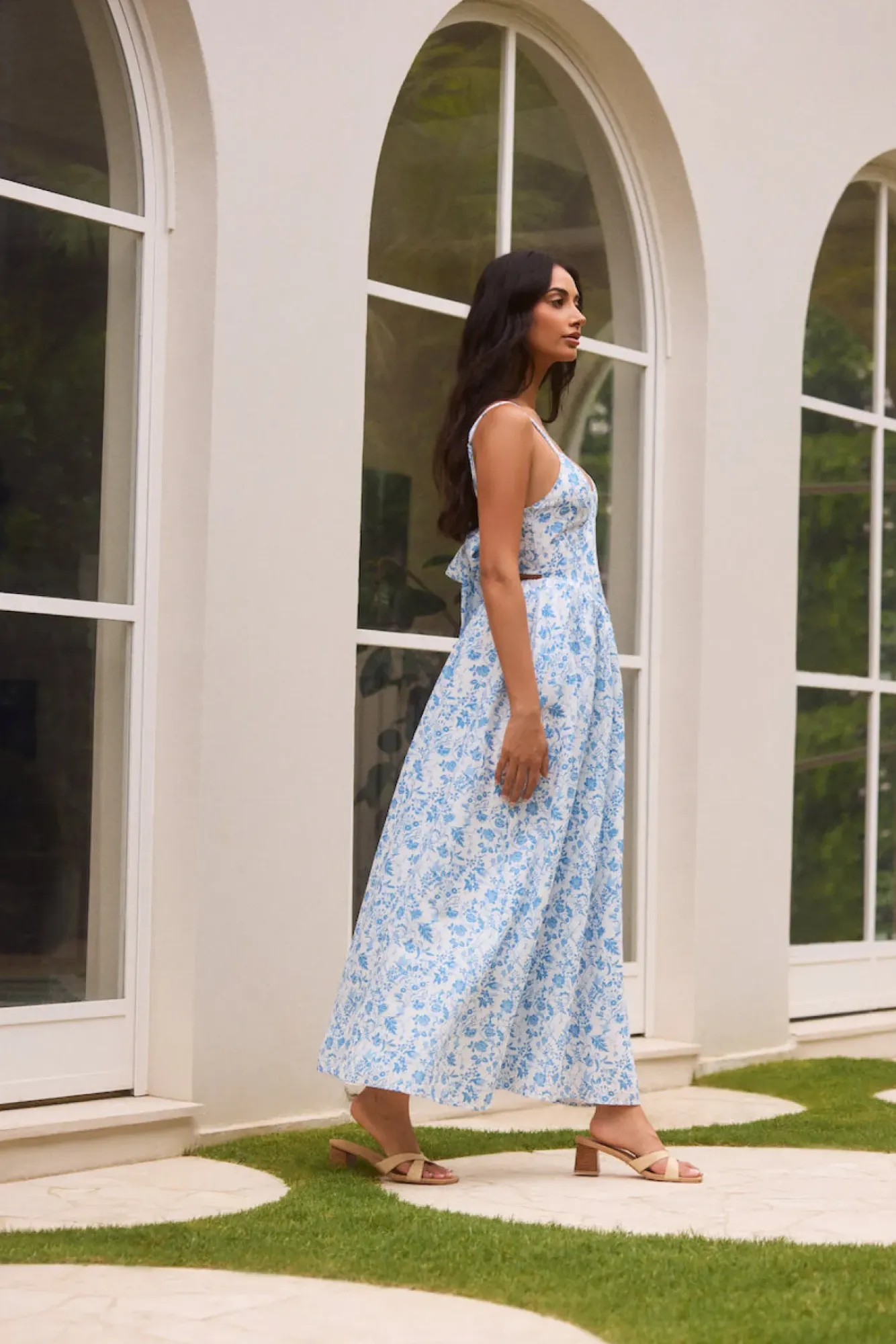 Wedding Guest Dresses|Cocktail Dresses>Hello Molly Painted Skies Maxi Dress Blue