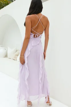 Wedding Guest Dresses|Cocktail Dresses>Hello Molly Painting the Sky Maxi Dress Lilac