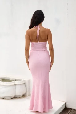 Skirts|Skirt And Top Sets>Hello Molly Palm Tree Paradise Maxi Skirt Pink