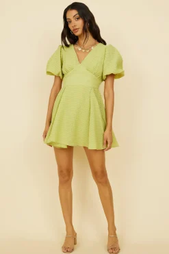 Brunch Dresses|Casual Dresses>Hello Molly Pancakes For Two Dress Green