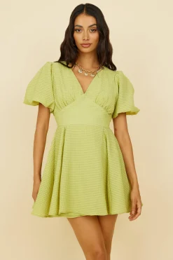 Brunch Dresses|Casual Dresses>Hello Molly Pancakes For Two Dress Green