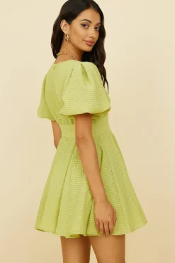 Brunch Dresses|Casual Dresses>Hello Molly Pancakes For Two Dress Green