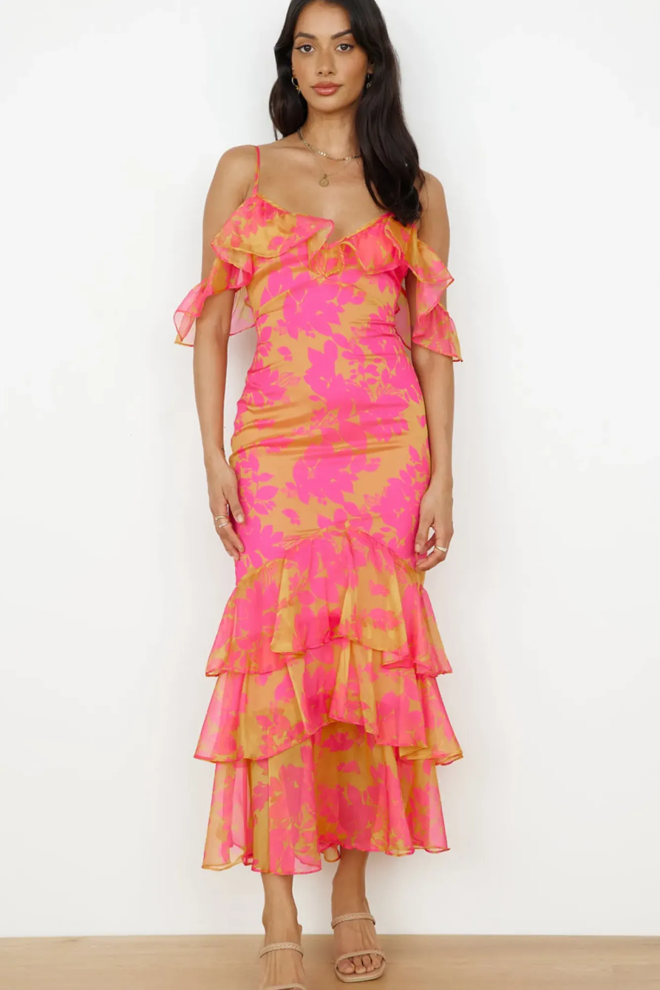 Wedding Guest Dresses|Cocktail Dresses>Hello Molly Party On Maxi Dress Pink