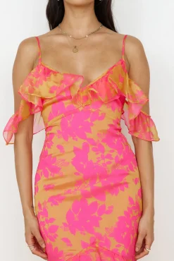 Wedding Guest Dresses|Cocktail Dresses>Hello Molly Party On Maxi Dress Pink