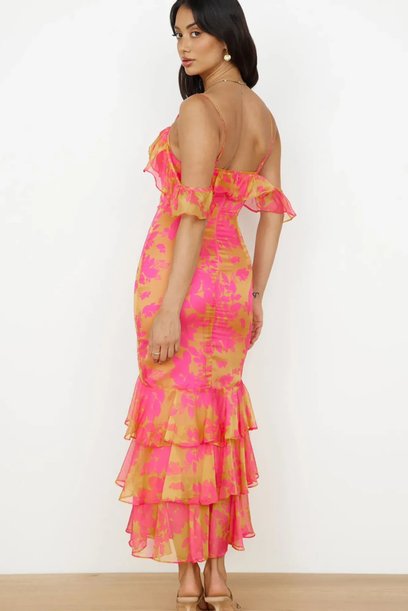 Wedding Guest Dresses|Cocktail Dresses>Hello Molly Party On Maxi Dress Pink